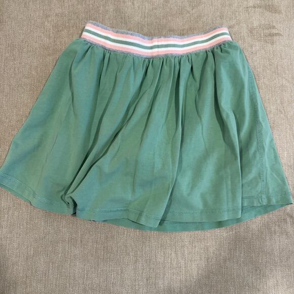 Hanna Andersson 130 US 8 Play Condition Skort Skirt Green Striped - Picture 9 of 10